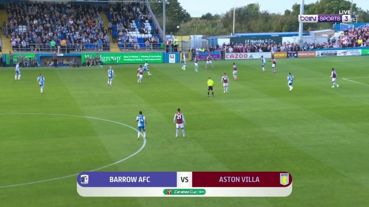 Barrow v Aston Villa