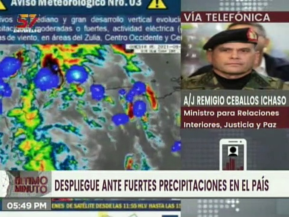 A/J Remigio Ceballos anuncia el despliegue de cuerpos de seguridad ante la llegada de las lluvias