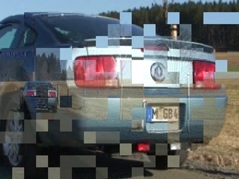 a Mustang ... gone in 18 seconds