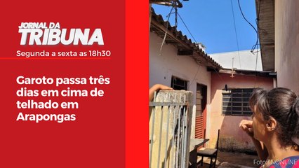 Garoto passa três dias em cima de telhado em Arapongas