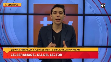 Celebramos el día del lector /Situación de la biblioteca popular