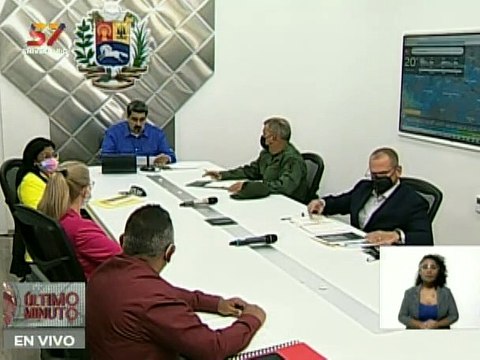 Presidente Nicolás Maduro presenta balance sobre la situación de las lluvias en el país