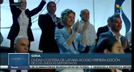 Siria: Juegos deportivos “Heridos por la Patria” finaliza con éxito