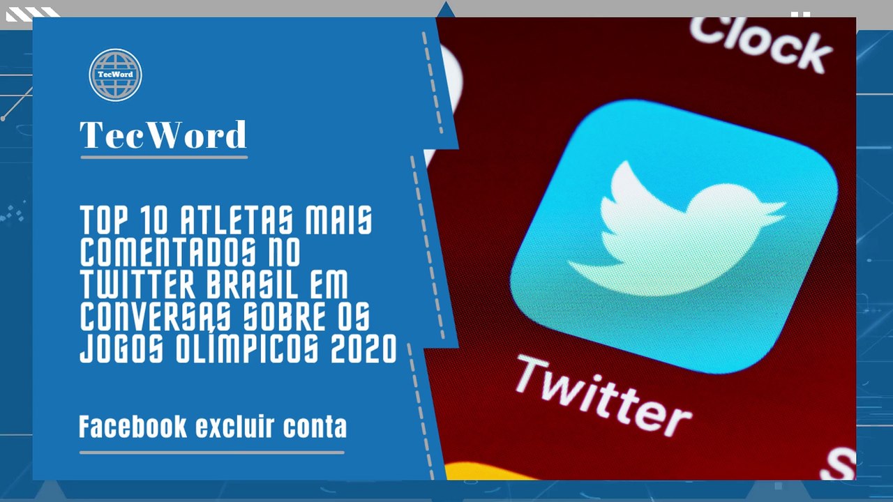 Top 10 atletas mais comentados no Twitter Brasil em conversas sobre os jogos Olímpicos 2020