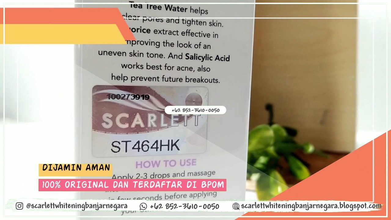 Scarlett Whitening Body Lotion Yang Bagus di Banjarnegara