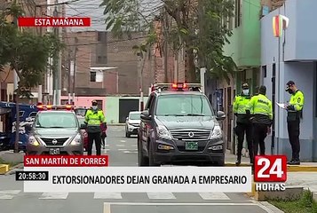 SMP: empresario pide garantías tras hallar una granada y bala en la puerta de su casa