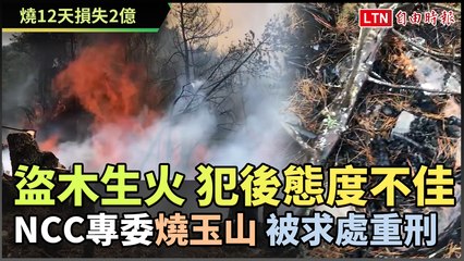 盜木生火害玉山燒12天損失2億  NCC前專委等5人被求處重刑（南投地檢署提供）