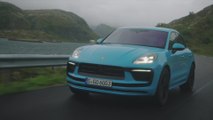 The new Porsche Macan in Miami blue Driving Video