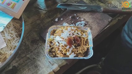 Simple Desi Style Full Plate Veg Chow  - Indian Street Food most popular