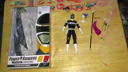 Power Rangers Lightning Collection In Space Black Ranger Unboxing/Review