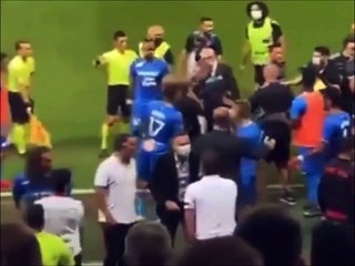 OGC Nice - OM: Christophe Galtier frappe un membre du staff de l'OM