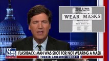 Tucker Carlson expone lo sucedido en 2018 con motivo de la gripe española y la obligatoriedad de mascarilla por aquel entonces