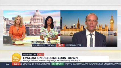 Good Morning Britain - The Foreign Secretary admits that 'in hindsight' he wouldn't have gone on holiday.