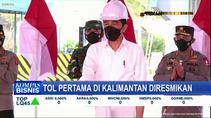 Diresmikan Langsung oleh Jokowi, Ini Penampakan Tol Pertama di Kalimantan