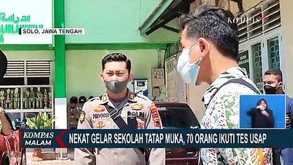 Nekat Gelar Sekolah Tatap Muka, 70 Orang Ikuti Tes Usap