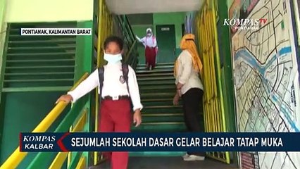 Download Video: Sejumlah SD di Pontianak Menggelar Belajar Tatap Muka dengan Batasan