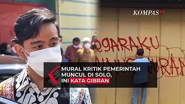 Muncul Mural Kritik Pemerintah di Solo, Gibran: Siapa yang Bikin Silahkan Ketemu Saya