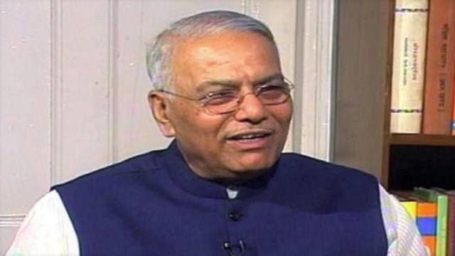 What did Yashwant Sinha say over India-Taliban talks?