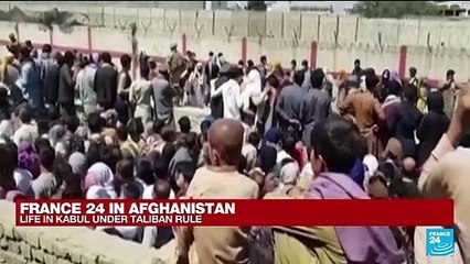 FRANCE 24 in Kabul: Taliban declare route to airport only open to foreigners