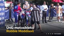 Ünlü motosikletci Robbie Maddison İstanbul Boğazı'nı su üzerinde geçti