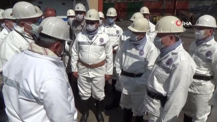 Vali Tutulmaz ocağa indi, incelemelerde bulundu