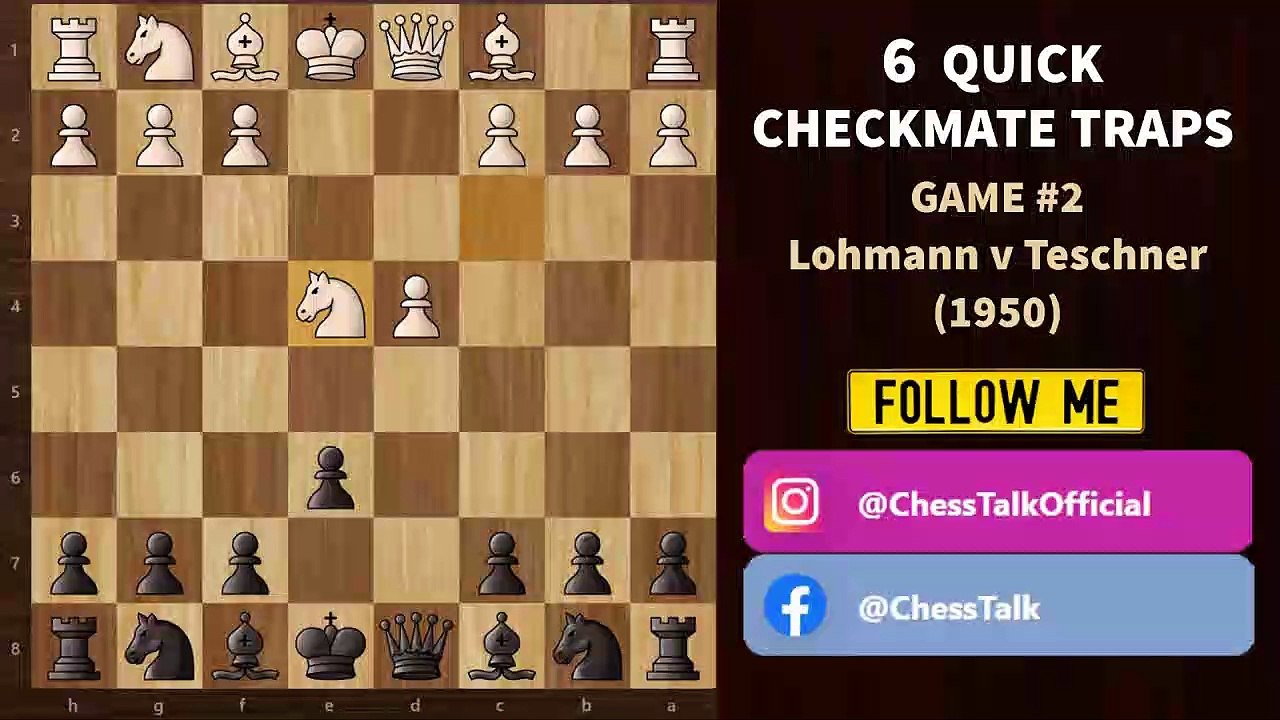 6 Checkmate Traps _ Chess Opening Tricks to Win Fast _ Short Games, Moves, Tactics & Ideas