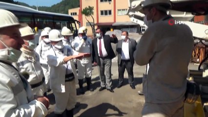 Vali Tutulmaz ocağa indi, incelemelerde bulundu