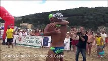 Swimming Paradise Gaeta, l'arrivo del sindaco Mitrano