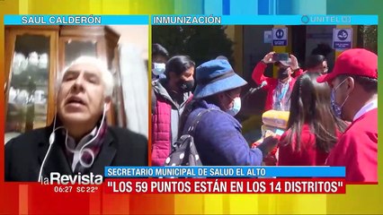 Télécharger la video: Juntas vecinales de El Alto podrán solicitar una brigada móvil de vacunación contra el Covid-19