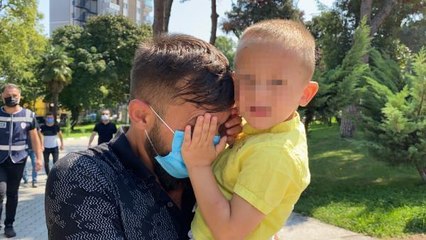 HIRSIZLIK ŞÜPHELİSİ, YÜZÜNÜ KUCAĞINDAKİ ÇOCUĞUNA KAPATTIRMAYA ÇALIŞTI