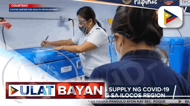 Higit 40-K bagong supply ng COVID-19 vaccines, dumating sa Ilocos region; Mga tauhan ng PDRRMO at 1st PMFC 4th platoon sa Occidental Mindoro, nagpasalamat sa natanggap na foldable container house; Libreng antigen tests sa mga kwalipikadong residente, apru