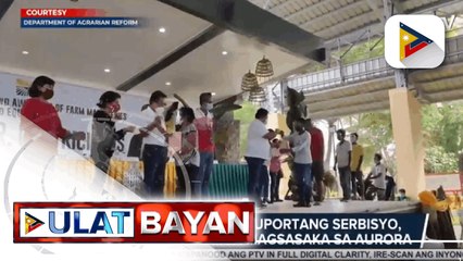 Government at Work: P1.75-M halaga ng suportang serbisyo, natanggap ng mga magsasaka sa Aurora; 100 food packs at hygiene kits, ipinamahagi sa relief operation sa Maynila; Philippine purple swamphen, nasagip sa Dipolog, Zamboanga Del Norte