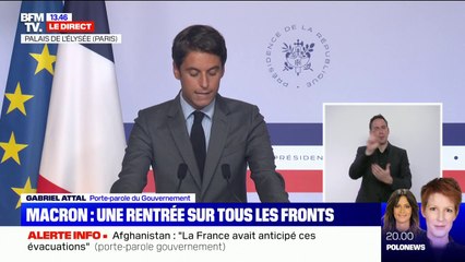 Covid-19: Gabriel Attal affirme que "le nombre de personnes en soins critiques a augmenté de 16% en une semaine"