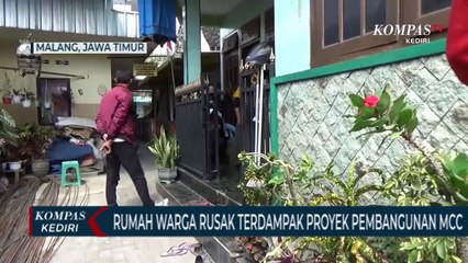 Rumah Warga Rusak, Terdampak Pembangunan Malang Creative Center