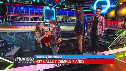 La Revista entregó un tremendo regalo para celebrar el séptimo aniversario de Calle 7, parte 2