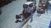 Yola doğru hareket eden bebek arabasını market çalışanı böyle yakaladı