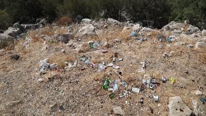 Bodrum'da sahil ve yol kenarlarında yapılan çevre temizliğinde 1 ton atık toplandı