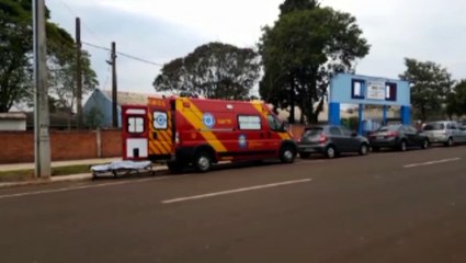 Menino de 11 anos é socorrido pelo Corpo de Bombeiros ao sofrer queda no Wilson Joffre