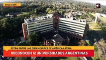 Reconocen 12 universidades argentinas