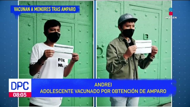 Tres menores de edad fueron vacunados contra la Covid-19 en la CDMX