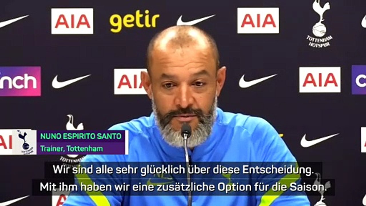 Espirito 'sehr froh' über Kanes Spurs-Verbleib