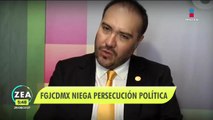 Fiscalía de la CDMX niega persecución política contra Mauricio Toledo