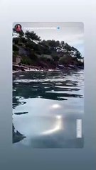 Emmanuelle Rivassoux et son mari Gilles Luka en vacances dans le Var.