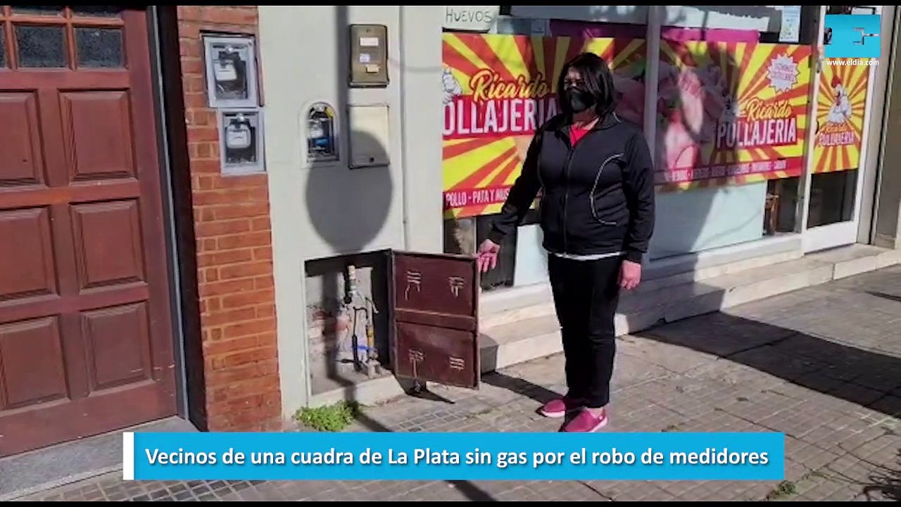 Vecinos de una cuadra de La Plata sin gas por el robo de medidores