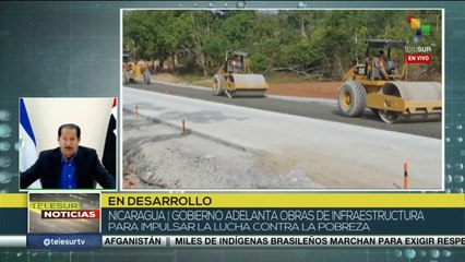 Nicaragua adelanta obras de infraestructura contra la pobreza
