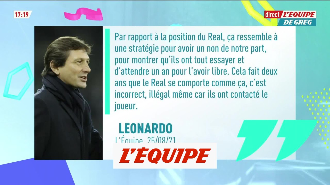 Leonardo (PSG) à propos de Mbappé, courtisé par le Real Madrid - Foot - L1 - PSG