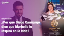 ¿Por qué Diego Carmargo dice que Marbelle lo inspiró en la vida?