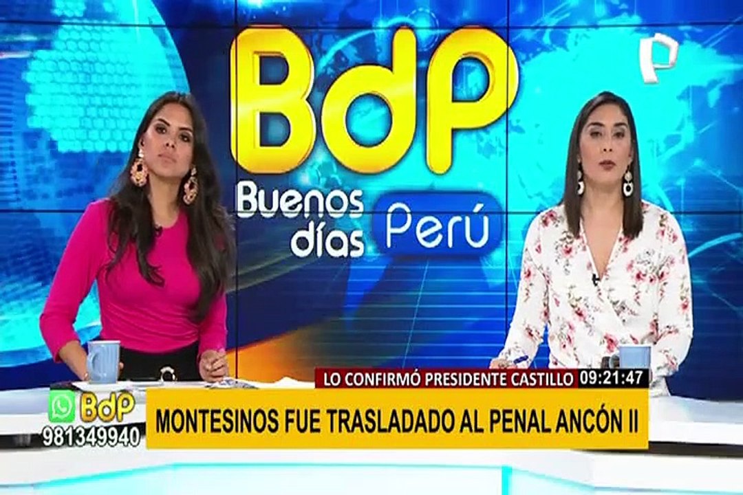 Pedro Castillo: “Trasladamos a Vladimiro Montesinos al Penal Ancón II”