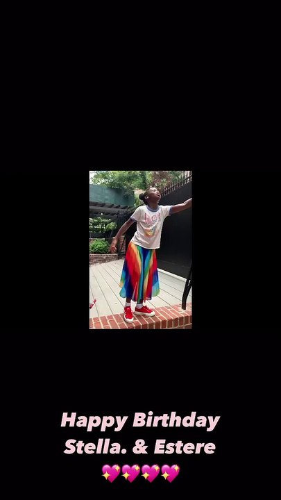 Madonna a le coeur en fête : ses jumelles Estere et Stella ont 9 ans !