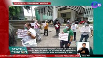 Health workers' protest, tuloy sa Sept. 1; igigiit ang iba pang 'di naibibigay na benepisyo bukod sa Special Risk Allowance | SONA